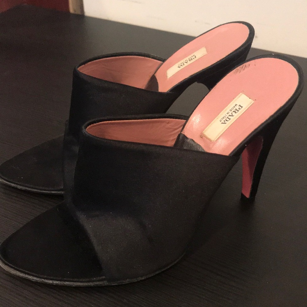 Vintage Satin Prada Heels